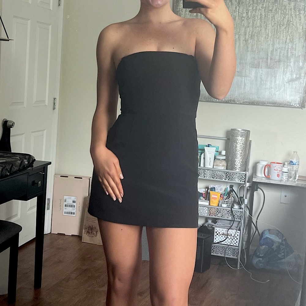 FRENCH CONNECTION Black Mini Dress